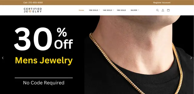 Certified Jewelry NYC E-commerce Platform