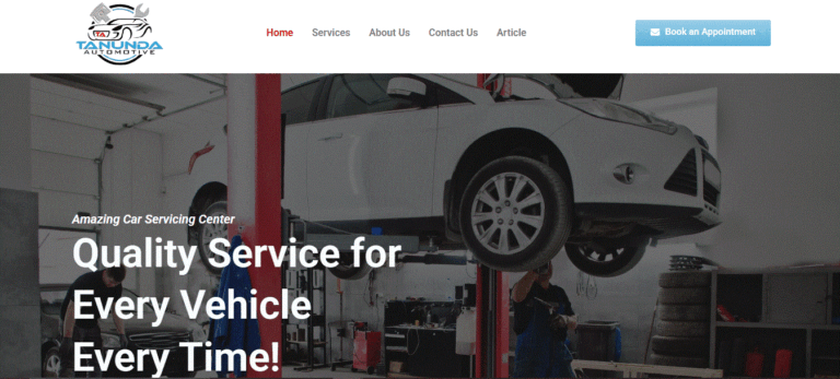 Car Service & Repair Website