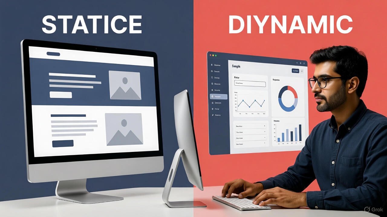 Static vs Dynamic Website