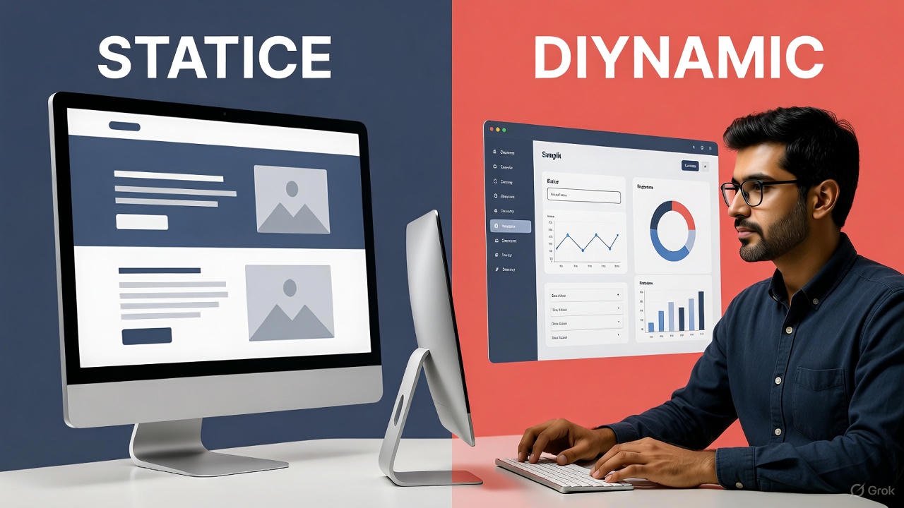 Static vs Dynamic Website