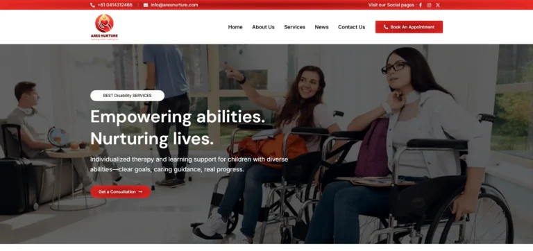 NDIS Disability Care Services Website