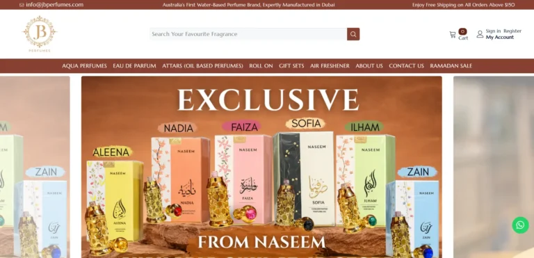 Luxury Perfume eCommerce Website (Shopify)