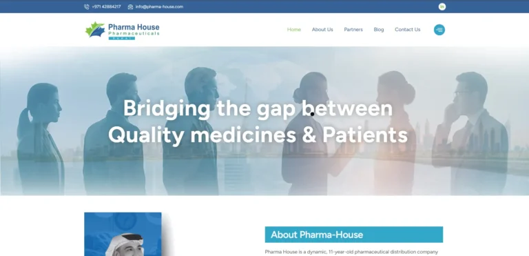 Pharmaceutical Distribution Company Website