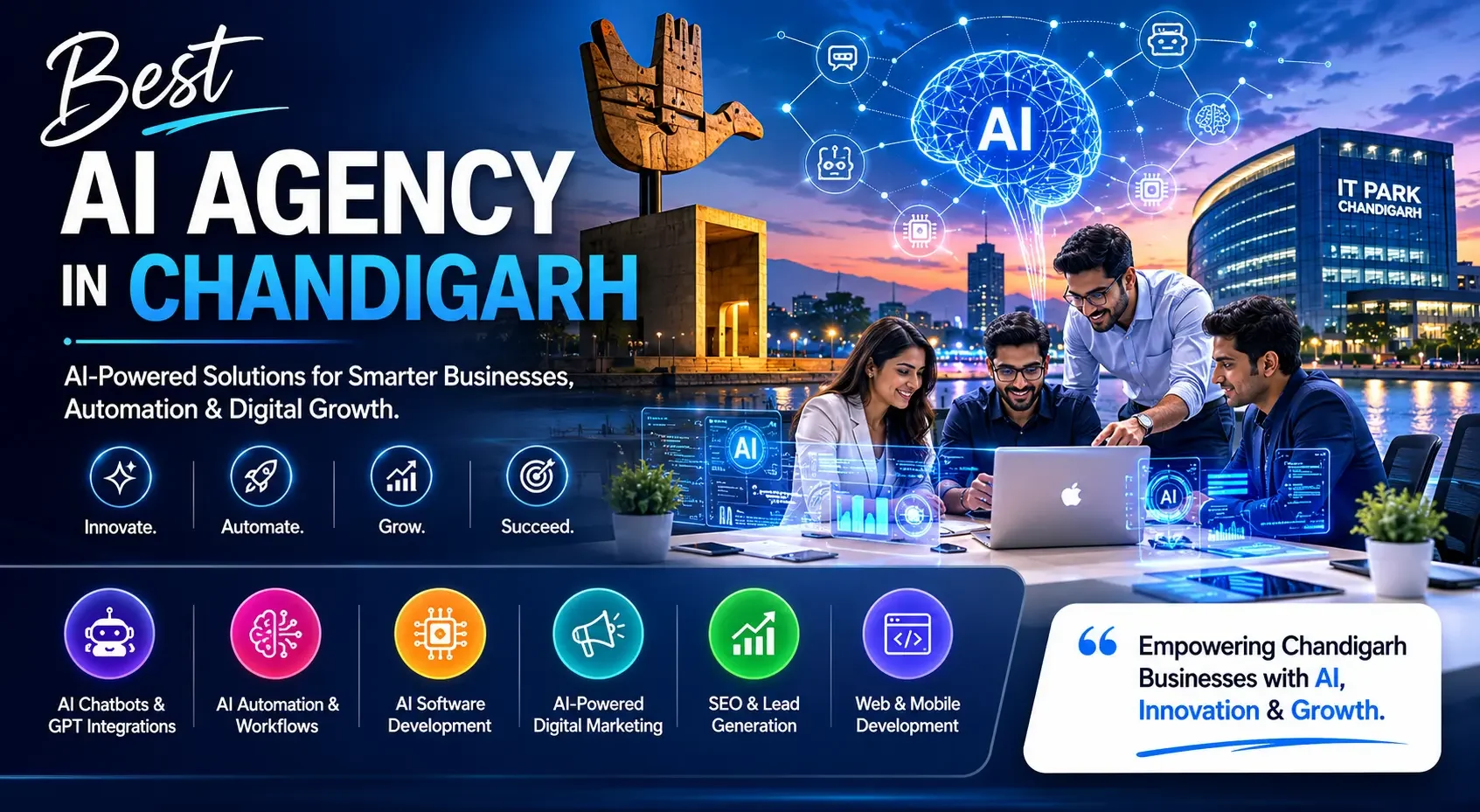 Best AI Agency Chandigarh - Shivah Web Tech IT Solutions