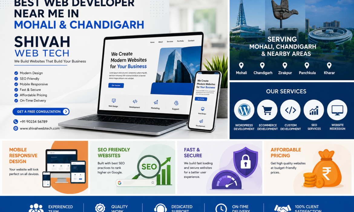 Best Web Developer Near Me in Mohali & Chandigarh