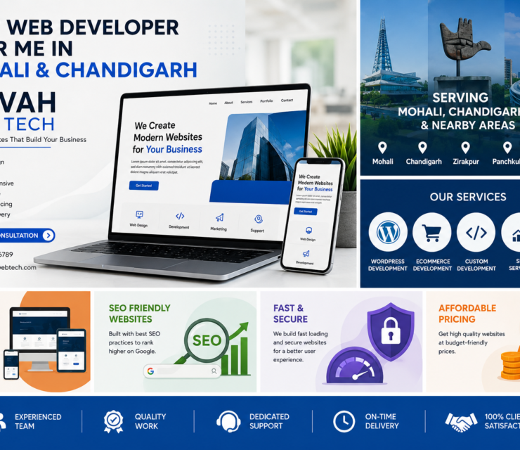 Best Web Developer Near Me in Mohali & Chandigarh