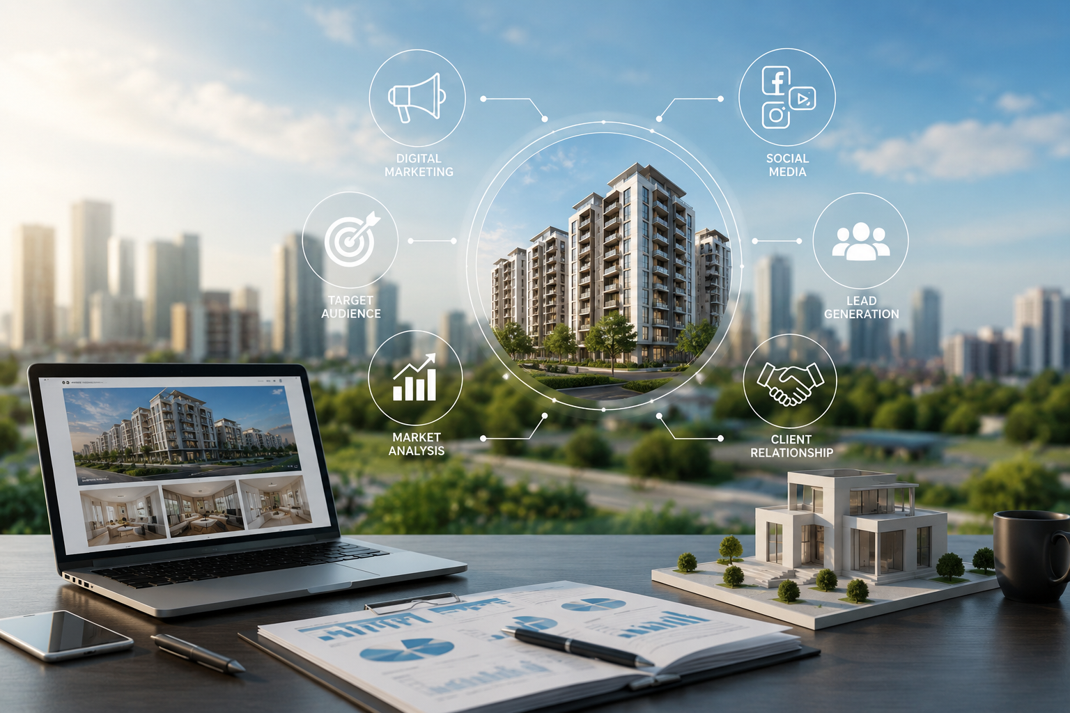 Shivah Web Tech – Marketing agency for real estate in Mohali offering digital marketing, social media marketing, lead generation, and branding services for property businesses.