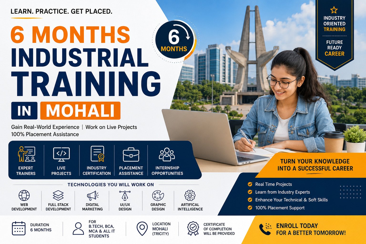 6 Months Industrial Training in Mohali