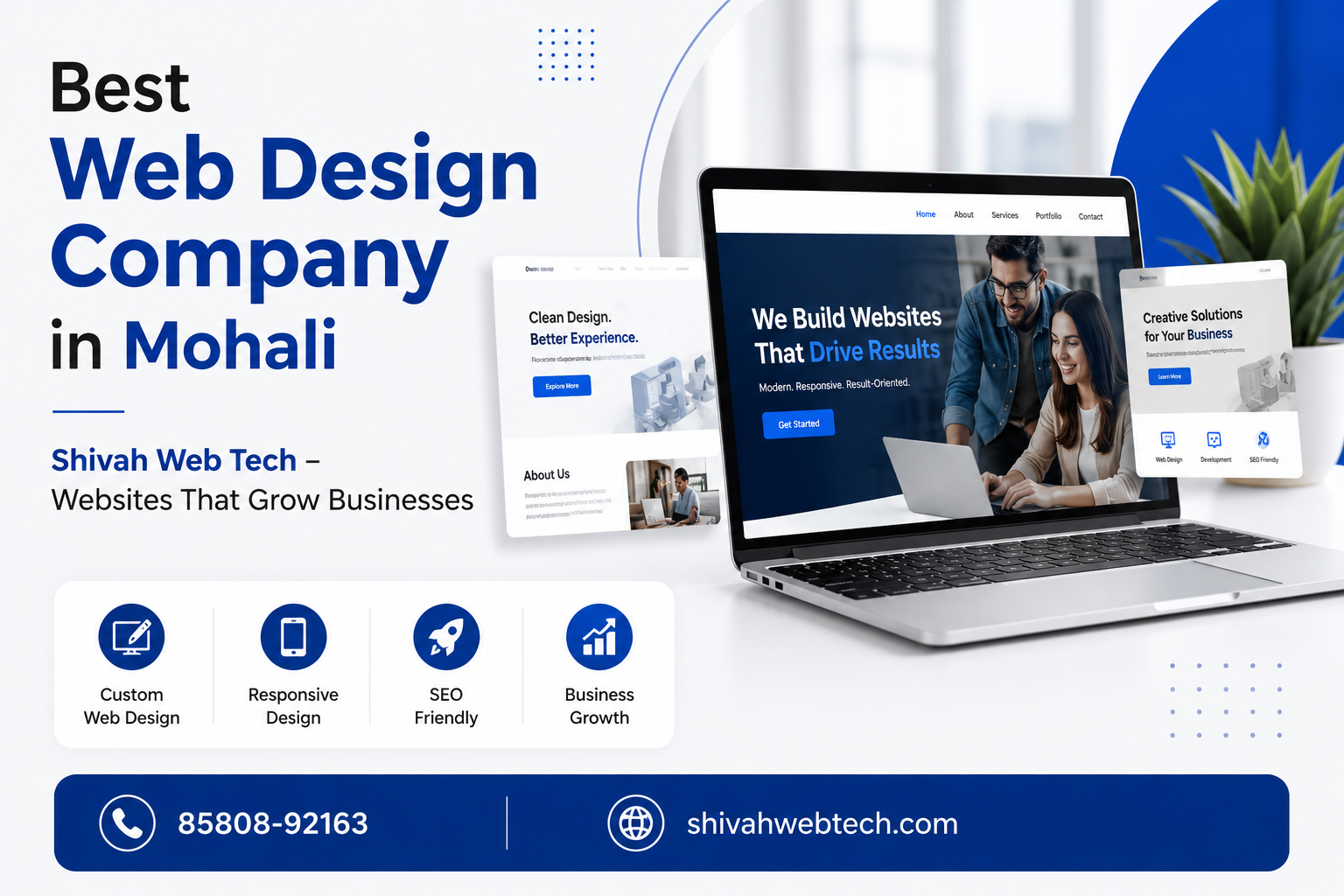 Best Web Design Company in Mohali | Shivah Web Tech – Websites That Grow Businesses