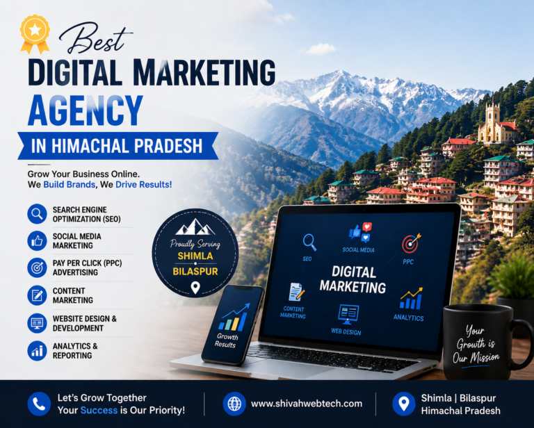 Best Digital Marketing Agency in Himachal Pradesh