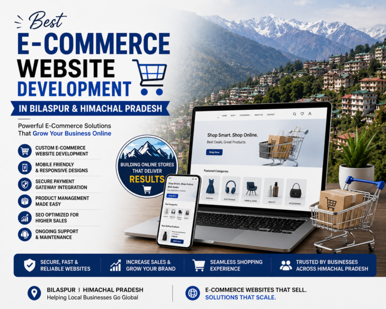 Best E-Commerce Website Development in Bilaspur & Himachal Pradesh