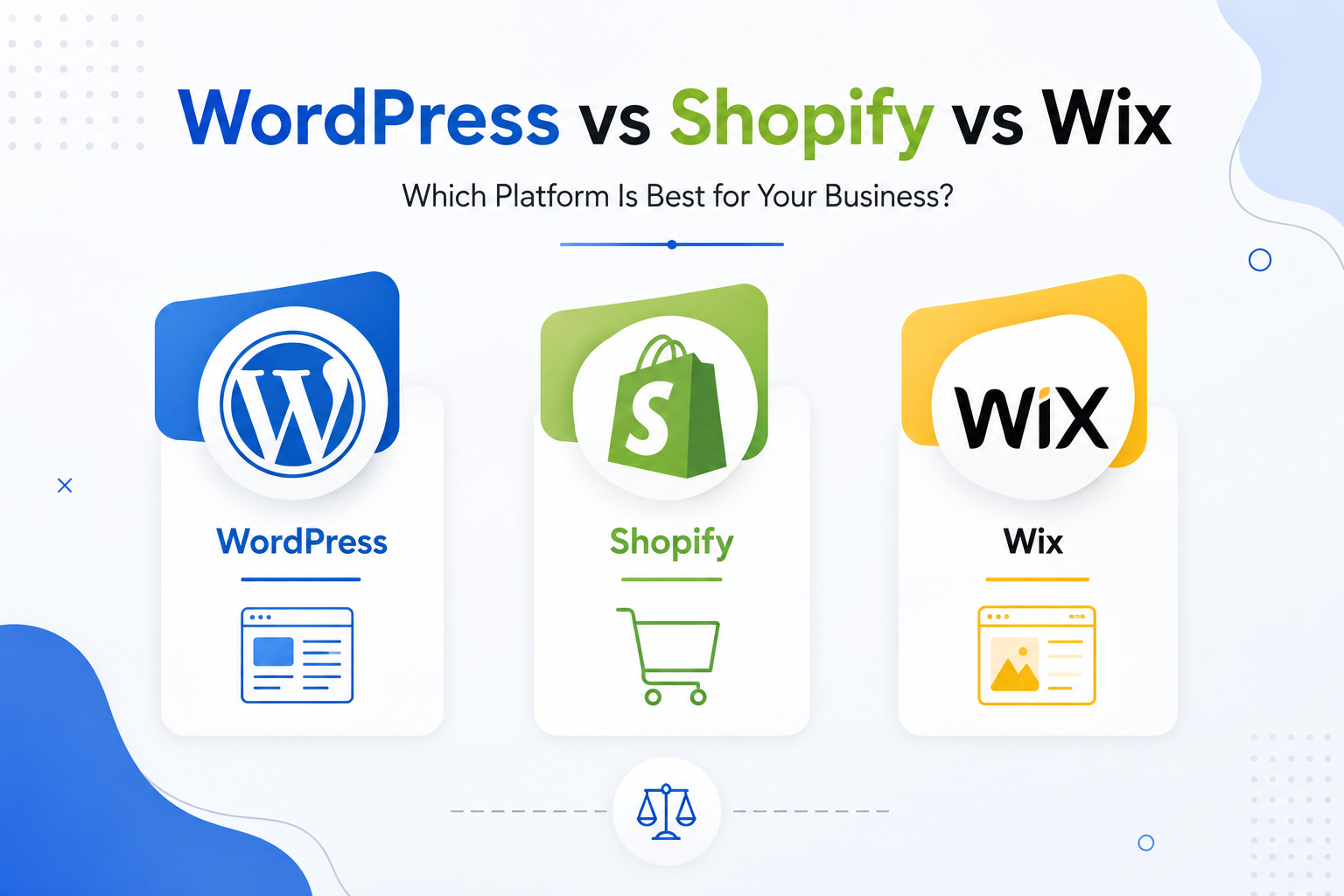 WordPress vs Shopify vs Wix: Which Platform Fits Your Biz?