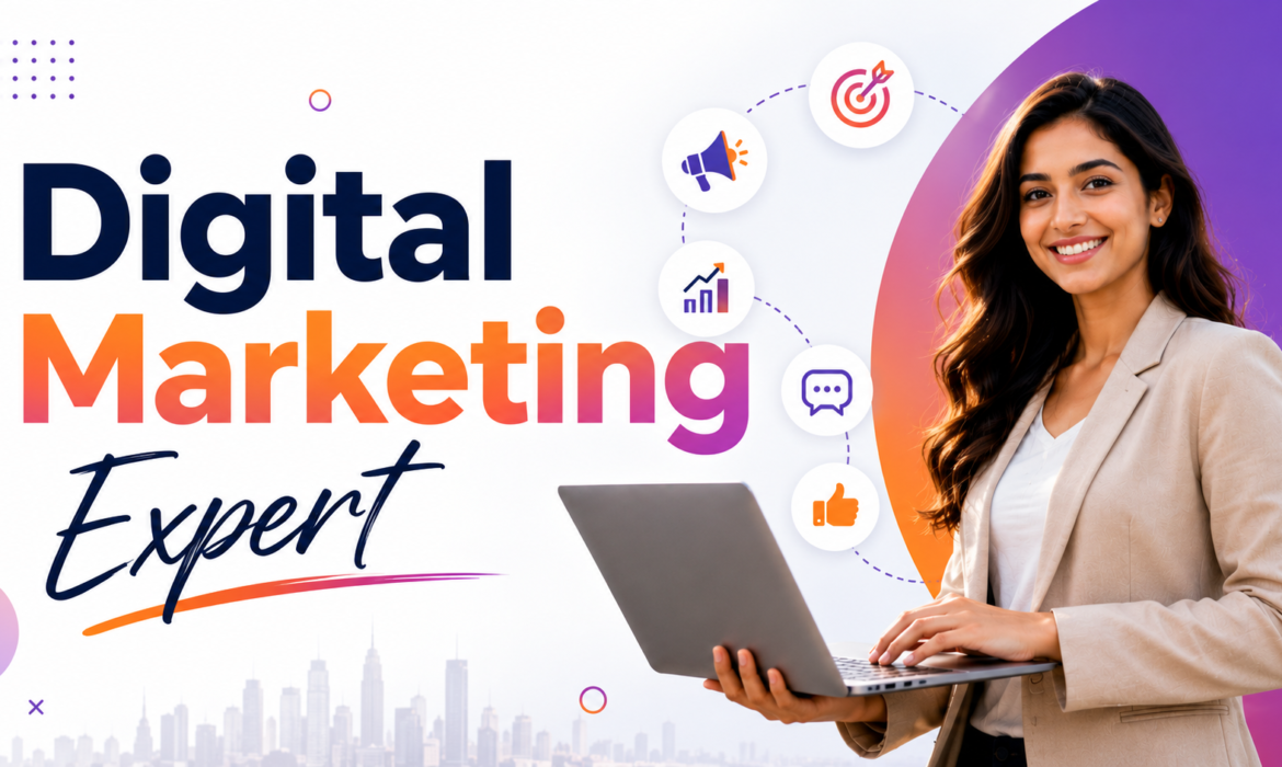 Digital Marketing Expert providing professional online marketing services