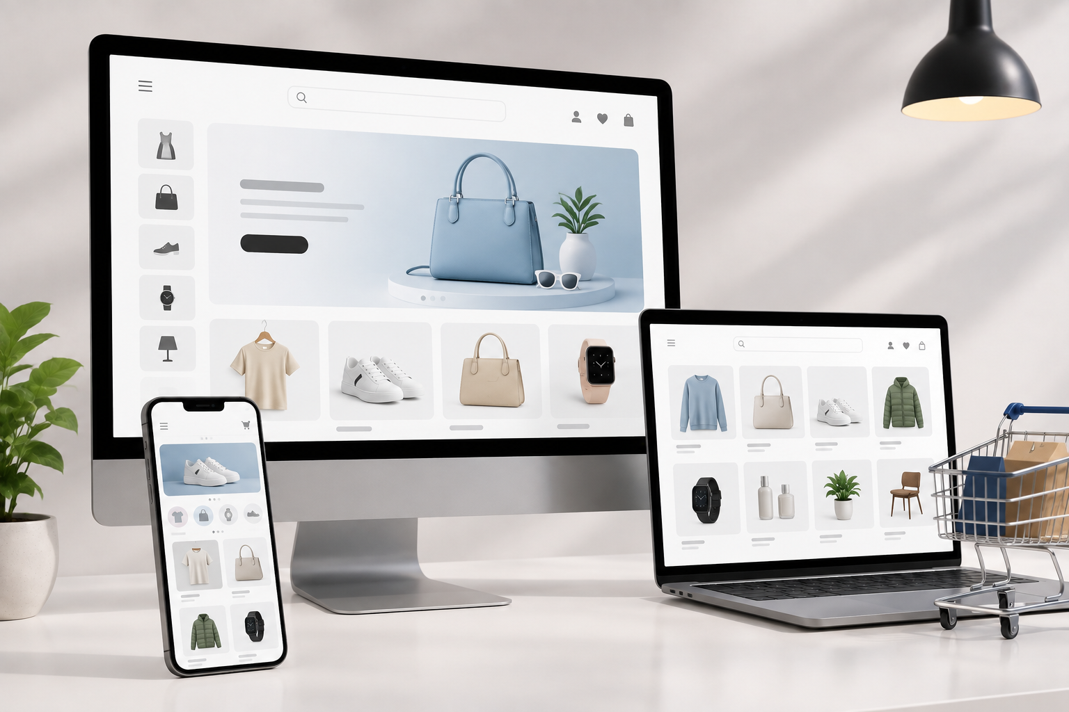 Shopping App Development in Chandigarh – Responsive eCommerce Website and Mobile App Design